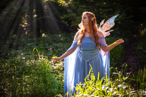 Kansas City fantasy photography - fairy portrait in enchanted forest
